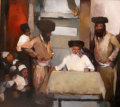 Doukhan - Rabbi at Purim Tisch