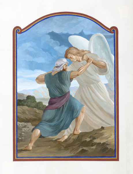 Trabish - Yaakov fighting with the Angel