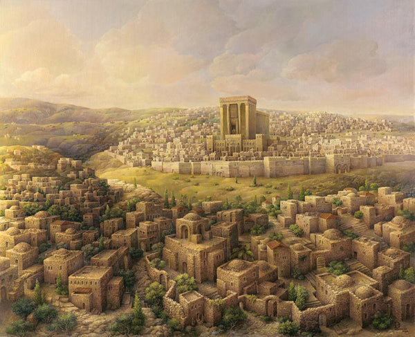 "Beit HaMikdash III Surrounded by Hills"