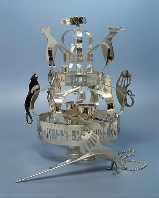 Torah crown and accessories by Avi Biran
